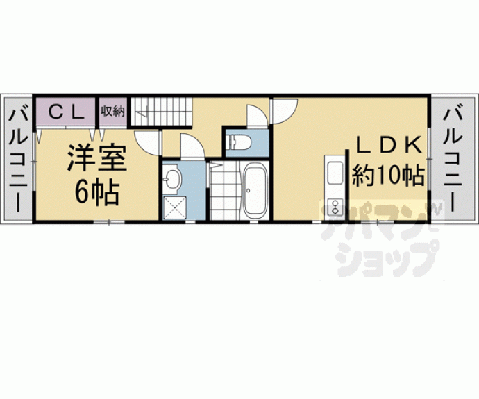 【クレバメント太秦】間取