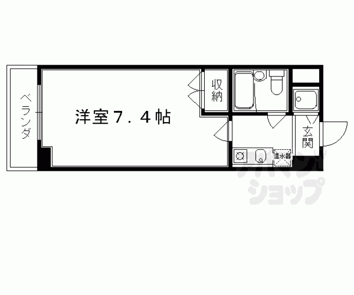 【アクシルコート京都二条】間取