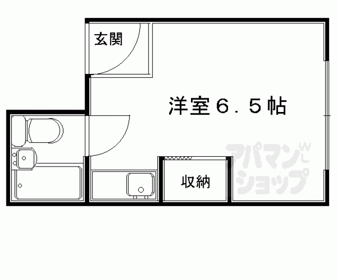 【ウイング・ウッド丸太町】間取