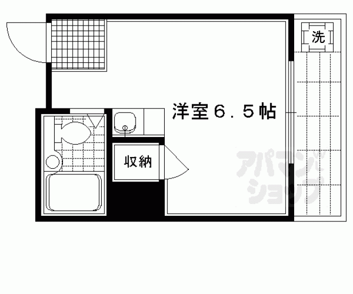 【ウイング・ウッド丸太町】間取