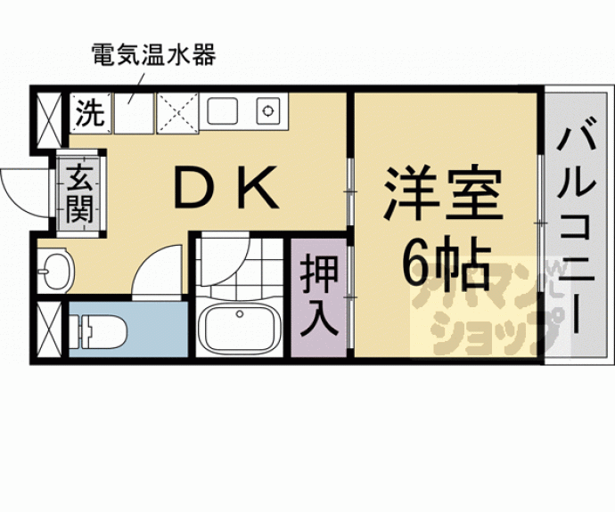 【上原マンション】間取