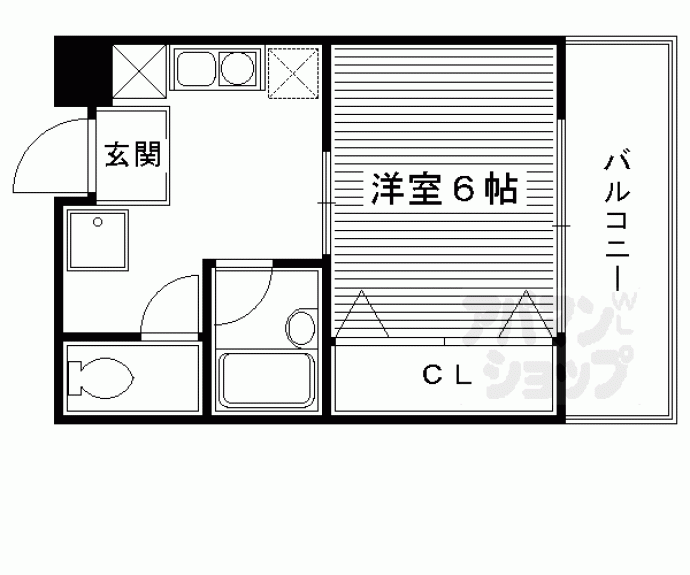 【上原マンション】間取
