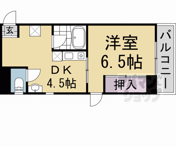 【上原マンション】間取