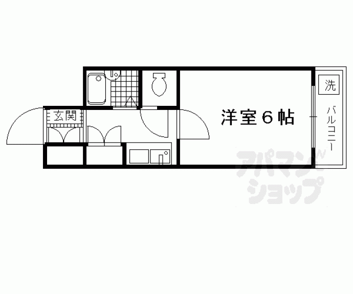 【アミニティ白川】間取