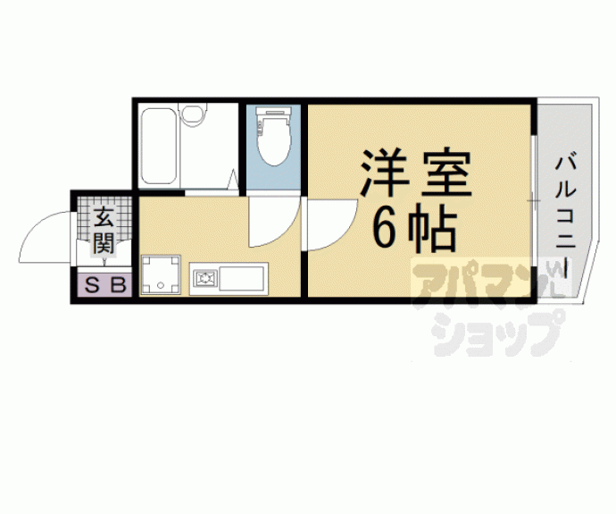 【アミニティ白川】間取