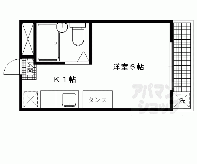 【メゾン聖護院】間取