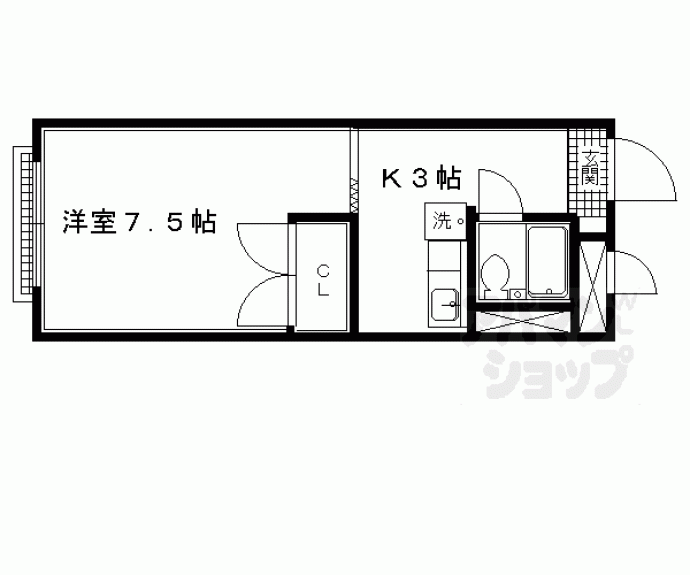 【ジュンヒルマンション】間取