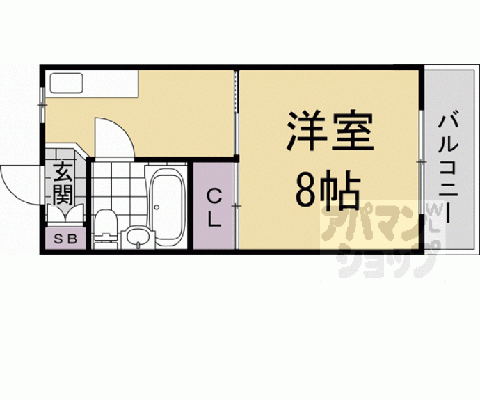 【コーポサンプラザ】間取