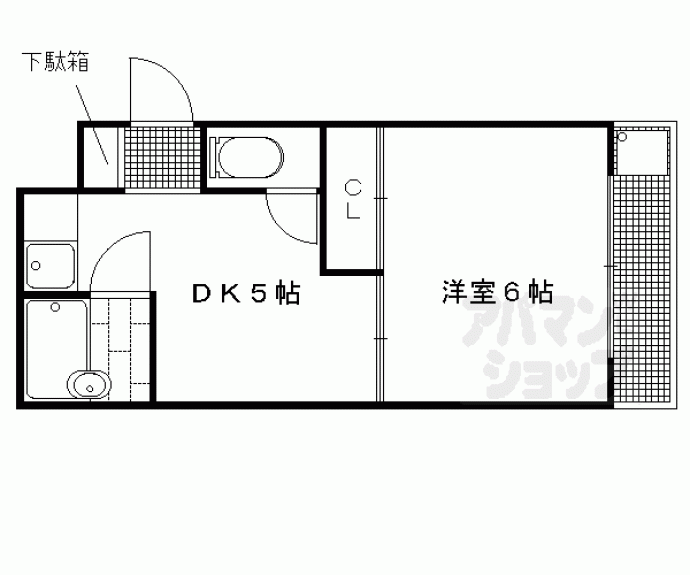 【ハーティーハウス一条】間取