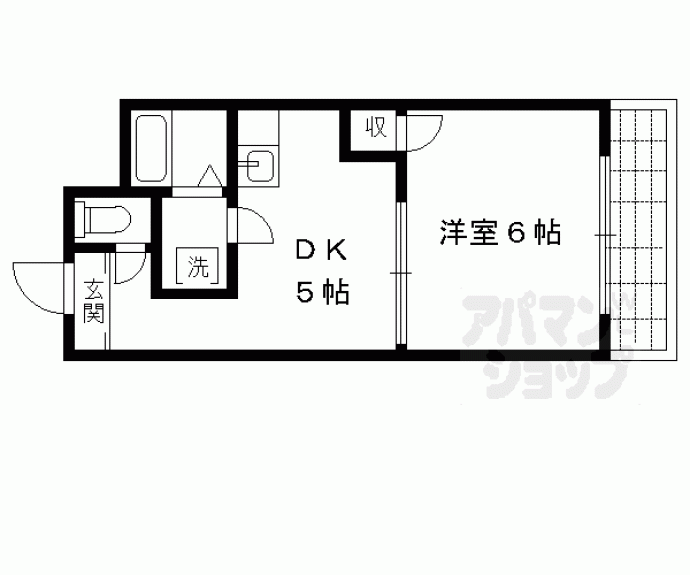 【ミレイ西ノ京】間取
