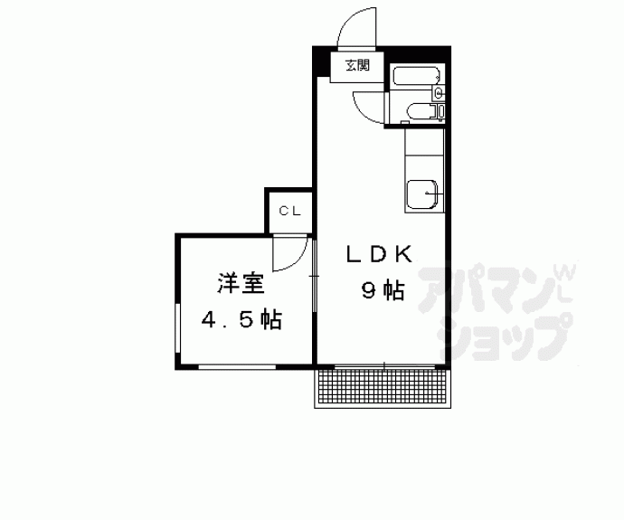 【ユングフラウ南禅】間取