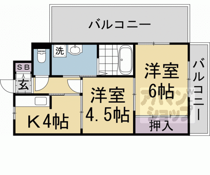 【第三シャトーウメダ】間取
