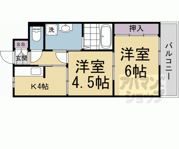 【第三シャトーウメダ】間取