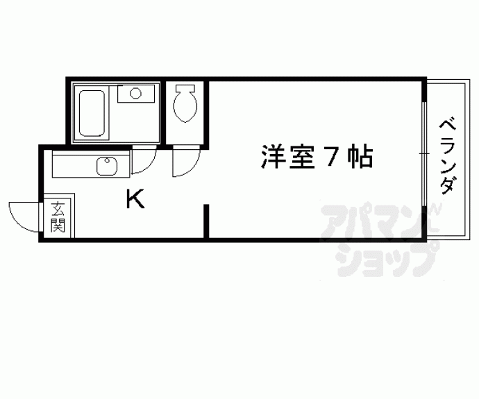 【メゾンみやのまえ】間取