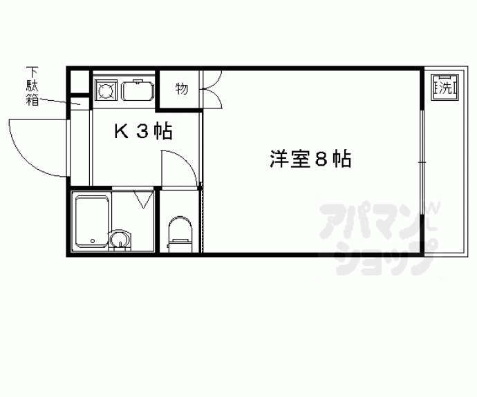 【エーデルＫＡＴＡＢＩＲＡ】間取