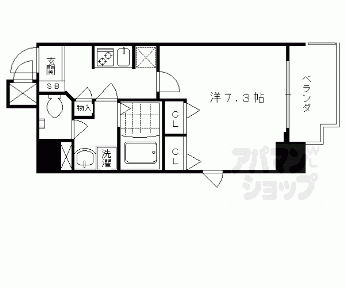 【サムティ京都二条】間取