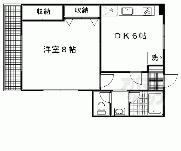 【グランミュゼ北野】間取