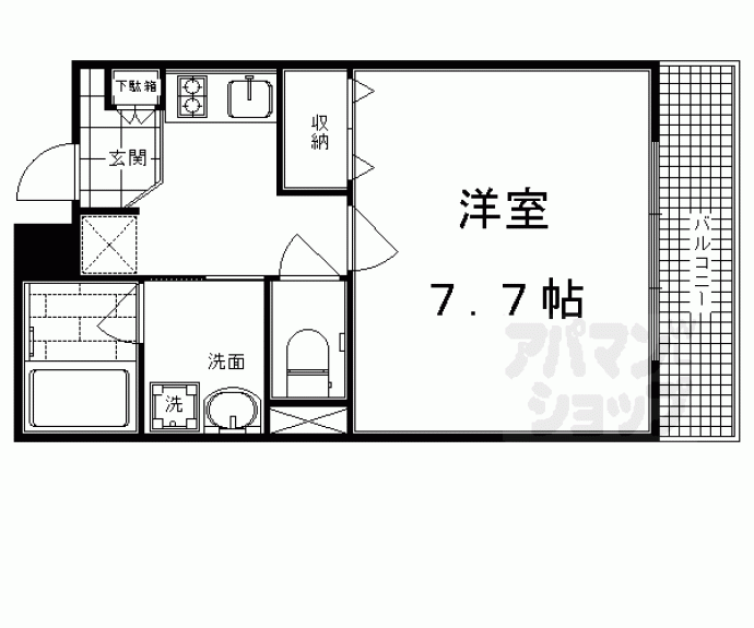 【アルティスタ西院】間取