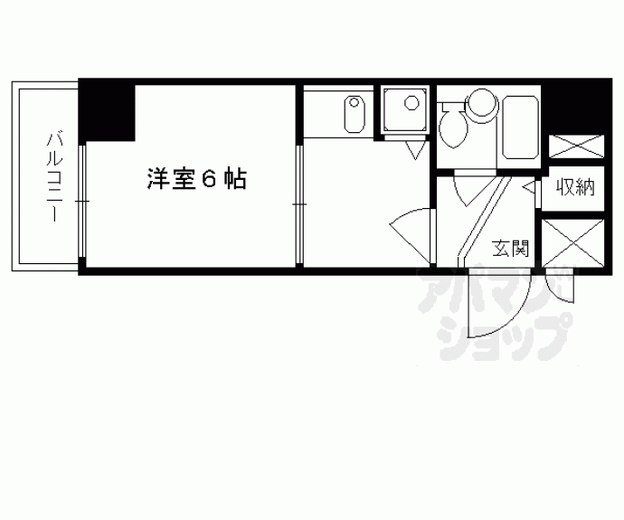 【ライオンズマンション京都三条】間取