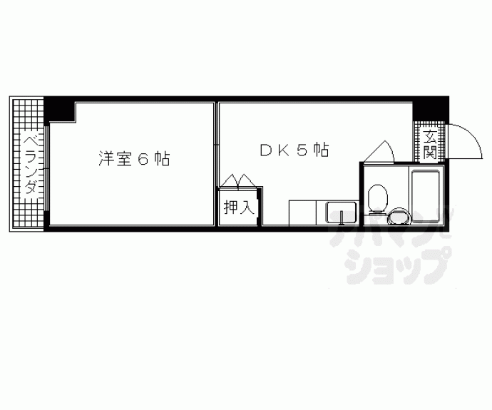 【ラ・ファルド嵯峨】間取