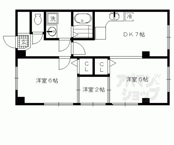 【カラコルム東山】間取