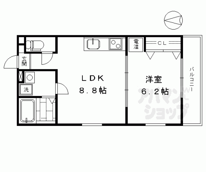 【k's cube桂川】間取