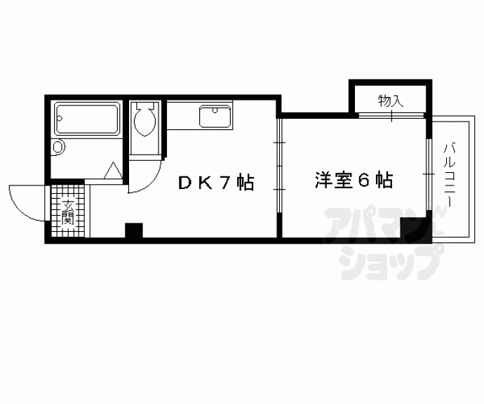 【パレス神宮】間取