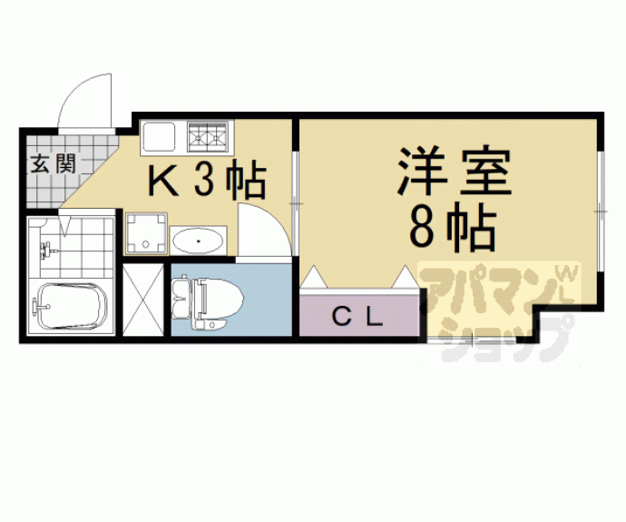 【サンラック東山】間取