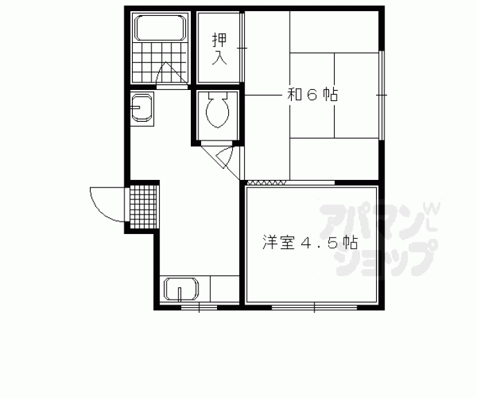 【コーポさかき】間取