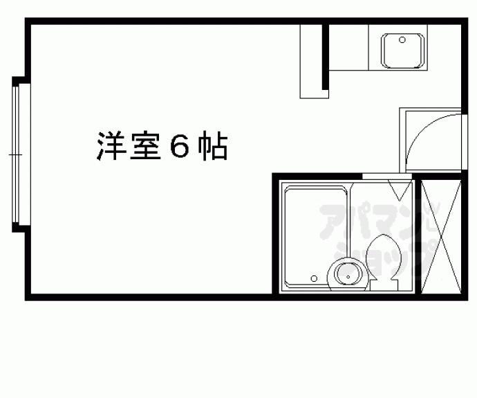 【コーポさかき】間取