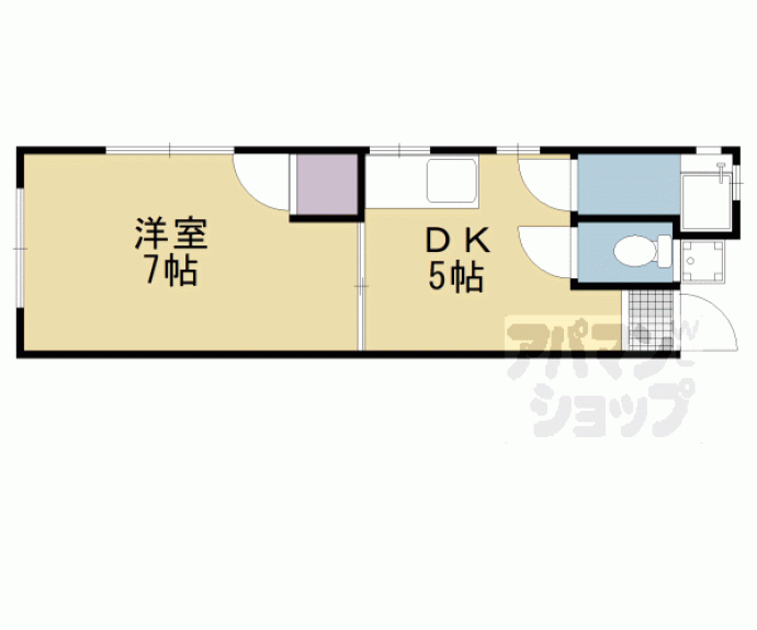 【白扇マンション】間取
