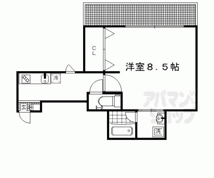 【ラルゴ仁王門】間取