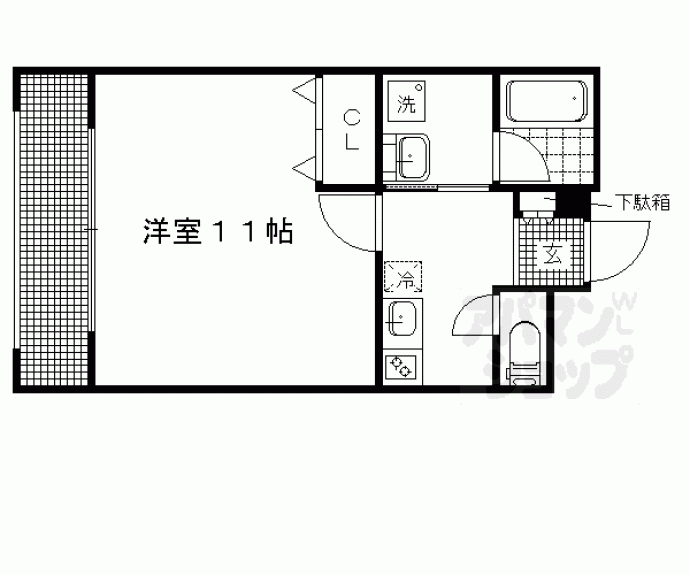 【ラルゴ仁王門】間取