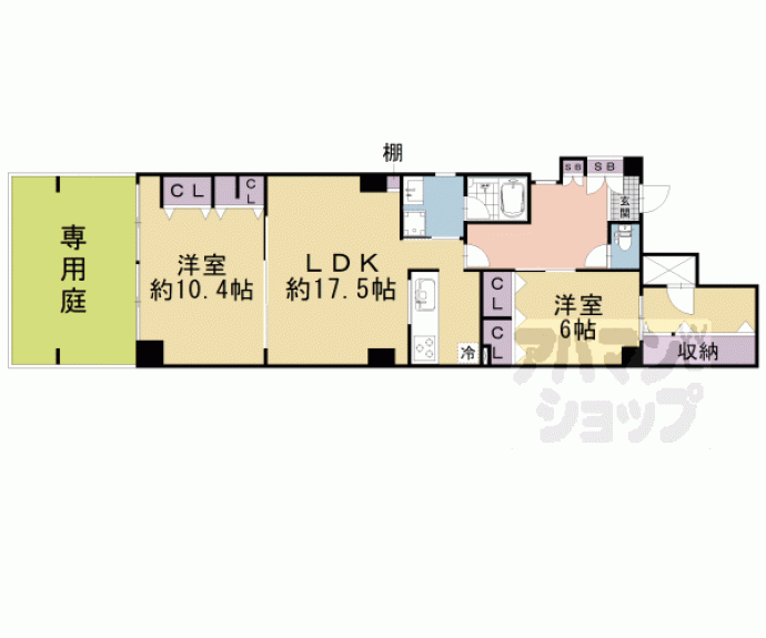 【ベレヴュー東山】間取