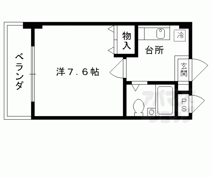 【ＡＤＥＳＴ五条】間取