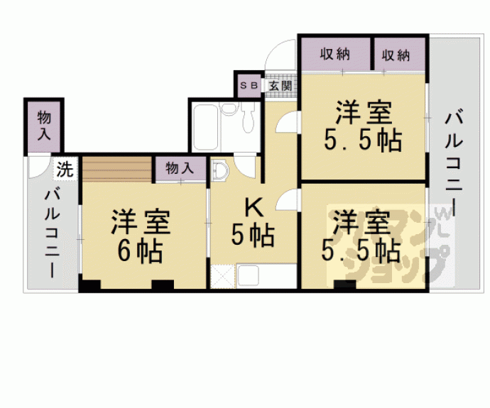 【プログレスタマヤ】間取