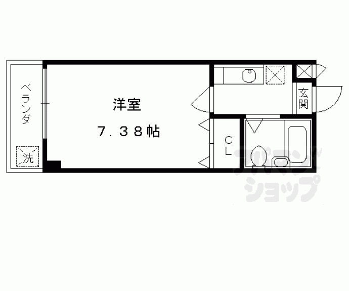 【ＩＺＵＴＳＵＹＡ久】間取