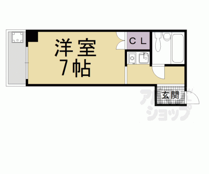 【コーポ土山】間取