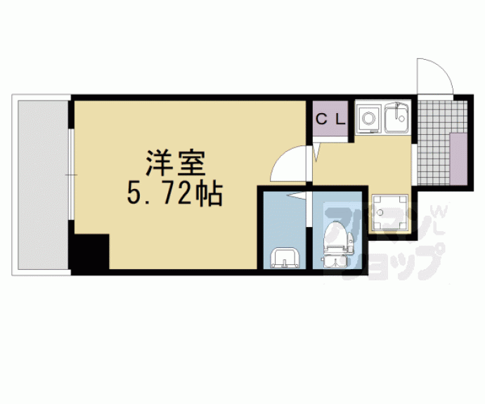 【四条大宮シャトー朝日】間取