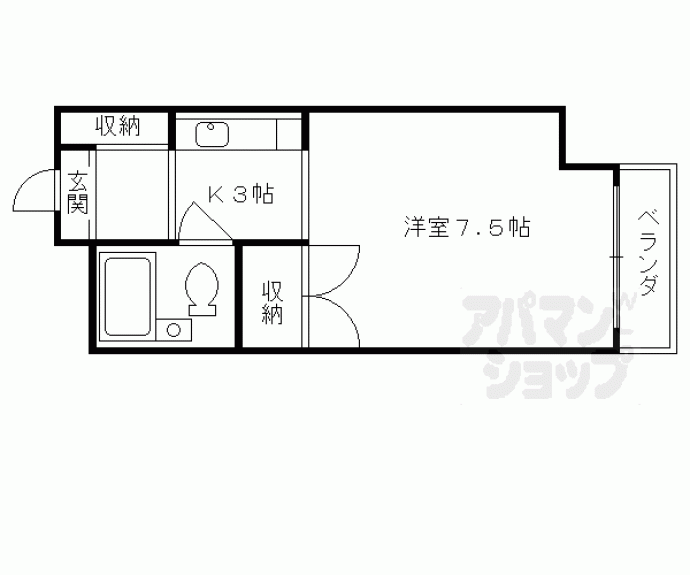 【サピエンスコート烏丸七条】間取