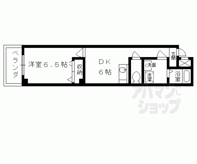 【サンシャイン烏丸】間取