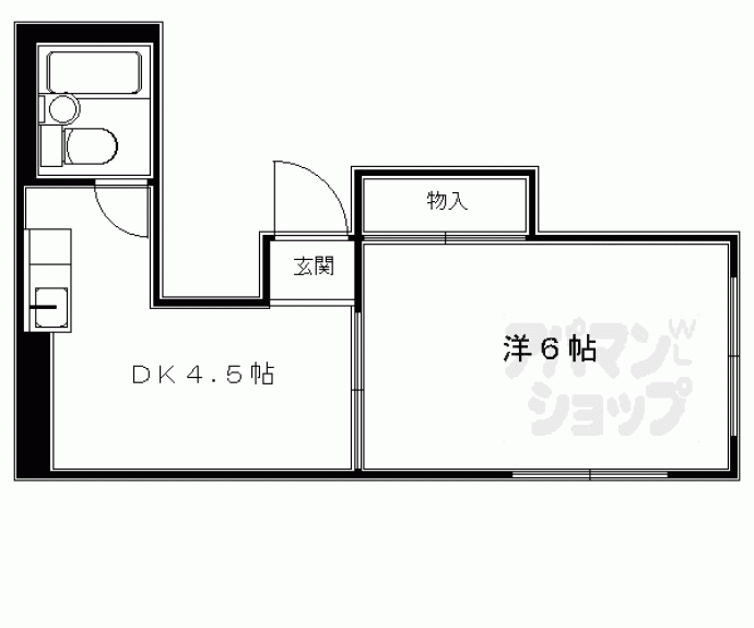 【リバーサイド クロカワ】間取