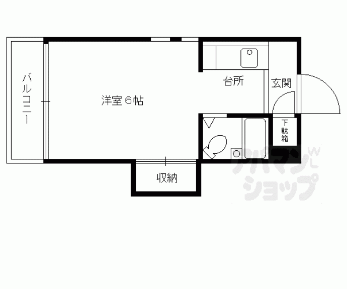 【ジャルダン等持院】間取