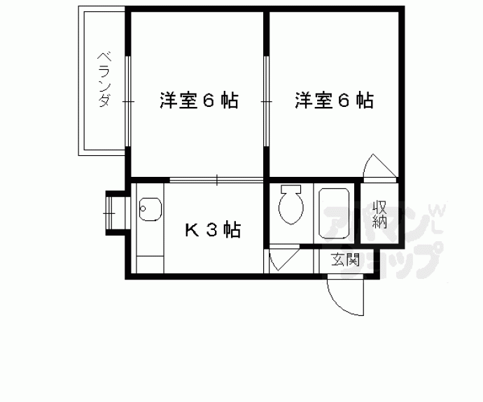 【アビターレ深草】間取