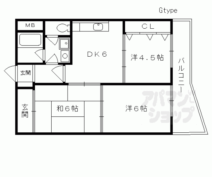 【ウェルネス桃山】間取