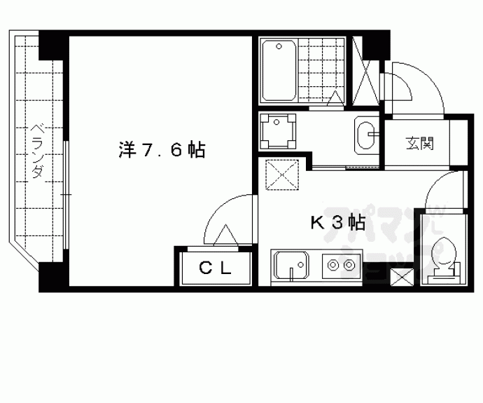 【ファービスコート東野】間取