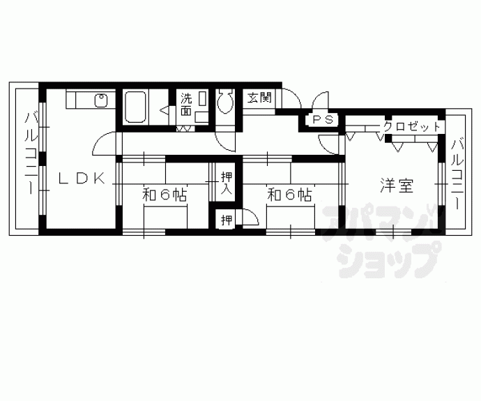 【レジデンス丸太町】間取