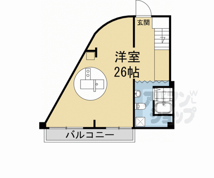 【ロイヤルコート嵯峨】間取