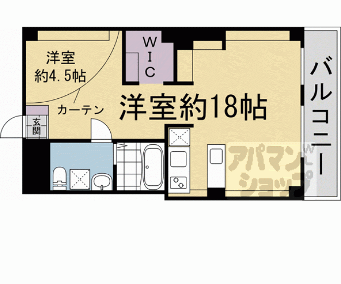 【ロイヤルコート嵯峨】間取