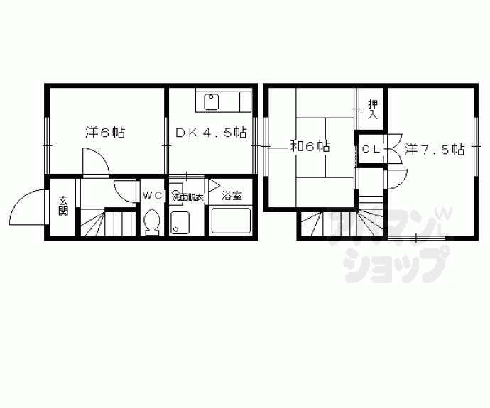 【テラスおいけ】間取